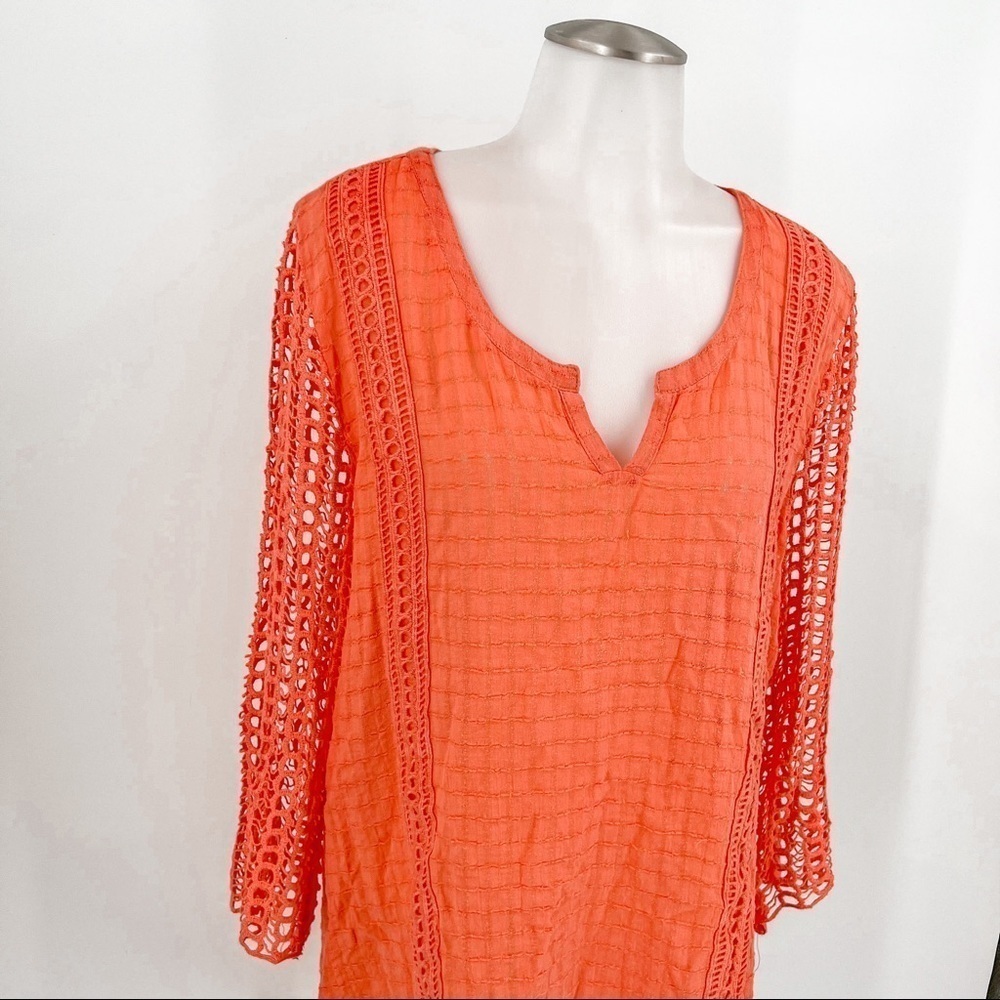 Maria Rerio Orange Tunic - Picture 3 of 7